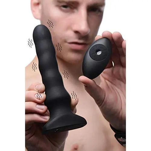 Thunderplugs Silicone Vibrating and Squirming Plug with Remote Control Thunderplugs Silicone Vibrating and Squirming Plug with Remote Control