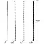 Cob Urethral Sounds Silicone Plug Multi Beads Urethral for Beginner 4 PCS Set