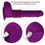 X-R Automatic Adult Female Toys Wireless G-Spot Women Ladies Electric Toy with 6 Thrust and Frequency Patterns and Hands-Free Suction Cup 9.05" Waterproof Safety