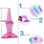 Sex Talk 3PC Realistic Dildos 7 Inch Flexible Huge Penis And Anal Waterproof Dildo Vibrator And Strong Suction Cup Sex Products for Women
