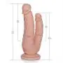 8 in Rea.listic Double Headed Dî`ld.ɔs with Strong Suction Cup-Relaxation Massager Wand Toys-100% High-Quality Silicone Material (Flesh) 8 in Rea.listic Double Headed Dî`ld.ɔs with Strong Suction Cup-Relaxation Massager Wand Toys-100% High-Quality Silicone Material (Flesh)