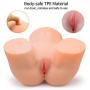 Life-Size Sex Doll Male Masturbator 3D Realistic Pussy Ass with Tight Vagina Anal Canals & Torso Inside TPE Silicone Love Doll for Men Masturbation (17.7 X 11.6 X 8.3 Inches)