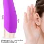 G Spot Vibrator Sex Toy for Women, SHEQU Vibrating Dildo Sex Massager Vagina Clit Stimulator Vibes with 10 Speeds Rechargeable Couples Masturbator Adult Novelty Gift (Purple Lora)