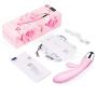Rzoeox G Spot Vibrators Adult Sex Toys Waterproof Rechargeable Dildo Vibrators with Dual Motors 10 Vibration Modes Clitoris Vagina Stimulators Adult Sex Toy for Women