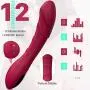 G Spot Dildo Vibrator for Female Vagina Clitoris Anal Stimulator, Waterproof Rechargeable Quiet Vibrating Powerful Vibrators Adult Sex Toy Gift for Women Couple with 12 Vibration Mode- MELO (Burgundy) G Spot Dildo Vibrator for Female Vagina Clitoris Anal Stimulator, Waterproof Rechargeable Quiet Vibrating Powerful Vibrators Adult Sex Toy Gift for Women Couple with 12 Vibration Mode- MELO (Burgundy)