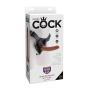 King Cock Strap-On Harness W/ 7" Cock Tan