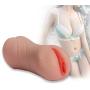 Male Masturbator Cup Sex Toys, iMiMi Masturbation Stroker Cup with Double Ends 3D Realistic Vagina Adult Sex Toys for Men (Flesh)