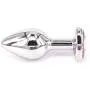Eastern Delights Heavy Accented Aluminum Anal Trainer Butt Plug, Heart Gem Eastern Delights Heavy Accented Aluminum Anal Trainer Butt Plug, Heart Gem