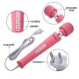 MeMass Electric Massager Massage Stick, 10 Different Vibration Strengths, Relieve Body Fatigue and Muscle Pain in The Neck,Shoulders, Back, Waist, Buttocks, Legs (Pink)