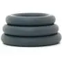 Doc Johnson OptiMALE - Thick 3 C-Ring Set - Stretchy Silicone - Slate Doc Johnson OptiMALE - Thick 3 C-Ring Set - Stretchy Silicone - Slate