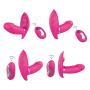 RITER 10 Frequency Wearable Six Toy USB Rechargeable Wireless Remote Control Vibrantor Invisible Massagers for Women Couples