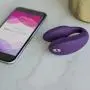 WE-VIBE Sync Adjustable Couples Vibrator with Remote or Pairing App, Powerful Vibrations, Waterproof, USB Rechargeable with 30 ML We-Vibe Lube WE-VIBE Sync Adjustable Couples Vibrator with Remote or Pairing App, Powerful Vibrations, Waterproof, USB Rechargeable with 30 ML We-Vibe Lube