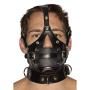 Strict Leather Premium Muzzle with Blindfold and Gags