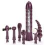 Eroscillator Sensual Massager in Purple with Exclusive REDe for Fun Lube Sample Packets (Top Deluxe)