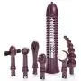 Eroscillator Sensual Massager in Purple with Exclusive REDe for Fun Lube Sample Packets (Top Deluxe)