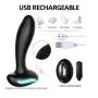 Prostate Massager Vibrator Anal Sex Toys for Men - Adorime Heating Wireless Remote Male Anal Butt Plug with 9 Vibration Modes G-spot Stimulator for Women and Couples Prostate Massager Vibrator Anal Sex Toys for Men - Adorime Heating Wireless Remote Male Anal Butt Plug with 9 Vibration Modes G-spot Stimulator for Women and Couples