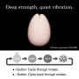 iroha YUKI Women Intimate Massager and Vibrator, Rechargeable Personal Sensual Water-Resistant Soft Silicone Toy, ihm-01