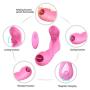 qqooo Invisible Wearable vibrǎtor mǎssage Stick stimulates clit-oris and can be Heated,Sex Toys,T-Shirt