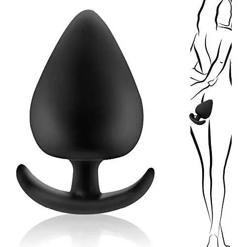Silicone Anal Plug, Super Soft Butt Plug Beginner Kit, Flirt Toys Training Sex Toys for Unisex and Couples (M) Silicone Anal Plug, Super Soft Butt Plug Beginner Kit, Flirt Toys Training Sex Toys for Unisex and Couples (M)