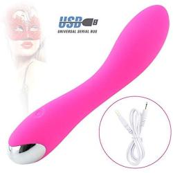 DJKFHIU New Silent Vibrator Force Rotating - 10x Multi-Speed USB Cable Rechargeable Weaterproof Design DJKFHIU (Color : Pink)