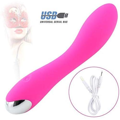 DJKFHIU New Silent Vibrator Force Rotating - 10x Multi-Speed USB Cable Rechargeable Weaterproof Design DJKFHIU (Color : Pink)
