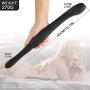 Remote Control Double-Ended Dildos Vibrator Adult Toys for Lesbian Gay Couples, 15.7 Inch Silicone Waterproof Flexible Vibrating Dildo with Curved Shaft for Vaginal G-spot and Anal Play (Blacks Dick)