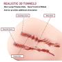 Pussy Ass Masturbator-3D Realistic Dual Deep Vagina & Anal Male Sex Toy-Lifelike Adult Masturbation (4.63 Pounds)