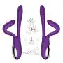 Sillther G Spot Rabbit Vibrator Duo Motors Can be Anal Plug Prostate Stimulator with 9 Vibrating Frequency Masturbation Sex Toys for Women Couples Or Gay Lesbian-Purple