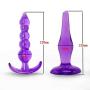 6Pcs Perfect Size Silicone But.t Plùgs Adult Toys for Couples Beginner (Purple1)