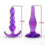 6Pcs Perfect Size Silicone But.t Plùgs Adult Toys for Couples Beginner (Purple1)