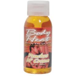 Pipedream Body Heat Peaches N Cream 1-Ounce, Yellow