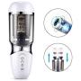 Mxfpjav Male Tshirt- Male Training Sleeve Silicone Thrusting Endurance Trainer Waterproof Massager with 10 Strong Suction and Vibration Automatic Modes -Underwear