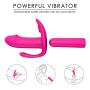 Adullt Toy for Women Pleasure 9-Speed Wearable Dual Motor Vib Waterproof Invisible C-Msager Rechargeable G-Stimulator Remote Control for Women Couples (Hot Pink)