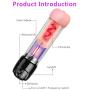 SchwarzSex Male Masturbators Penis Pumps,Electric Vacuum Pumps Sex Toys,Erection Stimulation Trainer with 6 Suction Levels,Artificial Vagina Sexy Masturbation