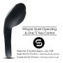 SVAKOM Tyler 100% Waterproof Rechargeable Powerful Vibrating Silicon Penis Ring Rabbit Cock Ring ,Clitoral Stimulate Massager Adult Products for Couples (Black)
