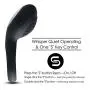 SVAKOM Tyler 100% Waterproof Rechargeable Powerful Vibrating Silicon Penis Ring Rabbit Cock Ring ,Clitoral Stimulate Massager Adult Products for Couples (Black)