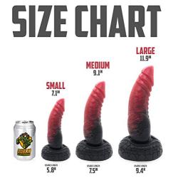 Red Dragon - Fantasy Dildo - Silicone Dildo - Sex Toy - Adult Toy (Medium 9.1")