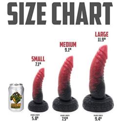 Red Dragon - Fantasy Dildo - Silicone Dildo - Sex Toy - Adult Toy (Large 11.3")