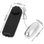 Stebcece Mini Waterproof Remote Control Wired Vibrator Egg Personal Massager for People