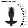 Vibrating Anal Butt Plug Anal Trainer Kit Male Prostate Massagers Anus Play Fetish Stimulation Pleasure Adult Sex Toy Things for Women Men Couples buttplug Fantasy Restraints Bondage