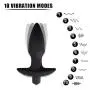 Vibrating Anal Butt Plug Anal Trainer Kit Male Prostate Massagers Anus Play Fetish Stimulation Pleasure Adult Sex Toy Things for Women Men Couples buttplug Fantasy Restraints Bondage