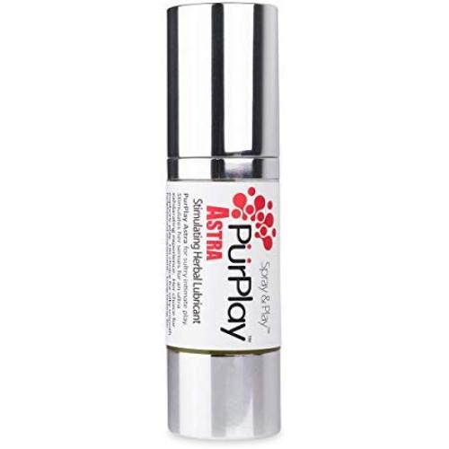 PurPlay from Keys Astra Stimulating Euphoric Natural Herbal Spray Personal Lubricant with Organic Coconut and Avocado Oils – Chemical and Silicone Free, Gluten Free and Vegan, 1 Fluid Ounce
