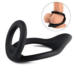 Utimi Silicone Cock Ring Multi-Functional Penis Ring Enhancing Adult Toys for Men,1.4" in Diameter