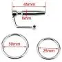 Harmily Stainless steel Hollow Urethral Sounding Dilators Penis Plug With Glans Rings Catheters Manual massager Harmily Stainless steel Hollow Urethral Sounding Dilators Penis Plug With Glans Rings Catheters Manual massager