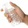 Clear Male Masturbator Cup - Mens Sex Toy for Penis Stimulation Masturbation and Training, Transparent Cock Stroker, Stage 5 Clear Male Masturbator Cup - Mens Sex Toy for Penis Stimulation Masturbation and Training, Transparent Cock Stroker, Stage 5