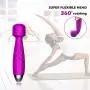 Personal Wand Massager - The Small & Strongest Waterproof Rechargeable Handheld Massager - Best for Travel - Magic Stress Away - Perfect on Back Legs Hand Pains & Sports Recovery Personal Wand Massager - The Small & Strongest Waterproof Rechargeable Handheld Massager - Best for Travel - Magic Stress Away - Perfect on Back Legs Hand Pains & Sports Recovery