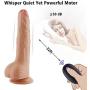 Vibrating Dildo for Women G Spot Vibrator Massager with 20 Modes Rechargeable Realistic Penis with Remote Controller Waterproof Sex Machine for Beginners with Suction Cup