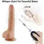 Vibrating Dildo for Women G Spot Vibrator Massager with 20 Modes Rechargeable Realistic Penis with Remote Controller Waterproof Sex Machine for Beginners with Suction Cup