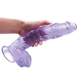 Wushuangyu 11.8 Inch Super Huge Long Full Body Massager Big Personal Relax Massage Wand for Women with Powerful Suction Cup - Vibrant Toy
