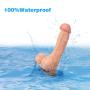 TTQQJJ 7.09 INCH Real Soft Waterproof Relax Tools Portable Wand for Women Body Toy - Flesh - Xiaoxueernianji1.2